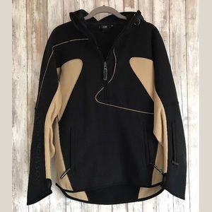 Rossignol Pulloverr Sweater SZ M 1/2 Zip Black